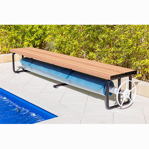 Daisy Under Bench Rollers - Light Oak - Poolshop.com.au Daisy Under Bench Rollers - Light Oak - Poolshop.com.au